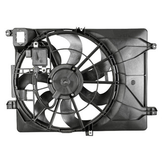 Replace® - Dual Radiator and Condenser Fan Assembly