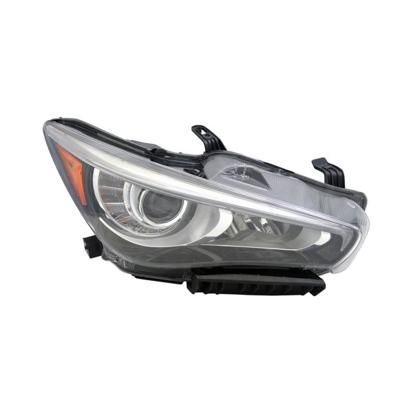Replace® - Passenger Side Replacement Headlight (Remanufactured OE), Infiniti Q50