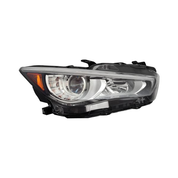 Replace® - Passenger Side Replacement Headlight (Remanufactured OE), Infiniti Q50