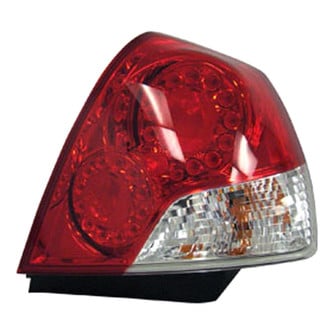 Replace® - Black LED Tail Lights