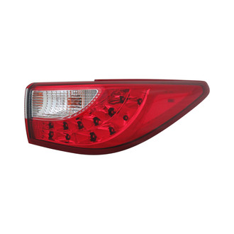 Replace® - Passenger Side Outer Replacement Tail Light (CAPA Certified)