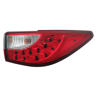 Replace® - Passenger Side Outer Replacement Tail Light (CAPA Certified)