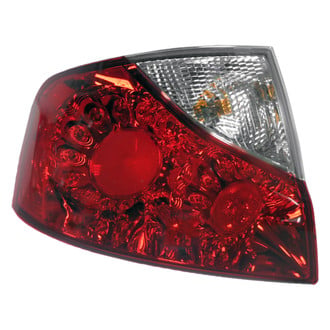 Replace® - Black Factory Tail Lights