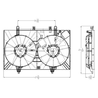 Replace® - Radiator Fan