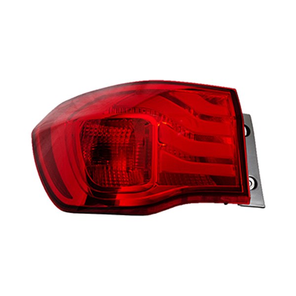 Replace® - Driver Side Outer Replacement Tail Light (Remanufactured OE), Kia Forte
