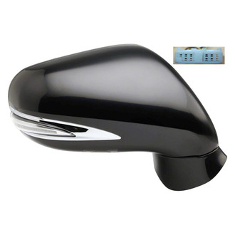 Replace® - Passenger Side Power View Mirror (Heated, Foldaway) (Standard Line)