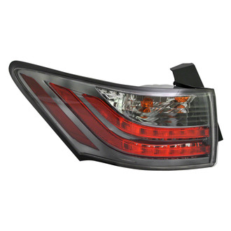 Replace® - Driver Side Outer Replacement Tail Light (CAPA Certified)