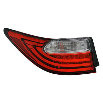 Replace® - Driver Side Outer Replacement Tail Light Lens and Housing (CAPA Certified)