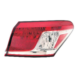 Replace® - Passenger Side Outer Replacement Tail Light Lens and Housing (Standard Line)