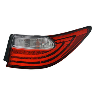 Replace® - Passenger Side Outer Replacement Tail Light Lens and Housing (CAPA Certified)