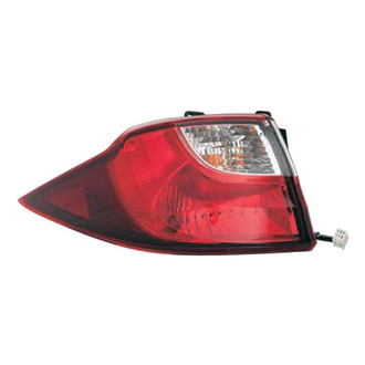 Replace® - Driver Side Outer Replacement Tail Light (CAPA Certified)
