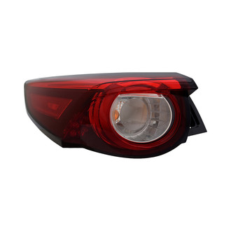 Replace® - Black LED Tail Lights