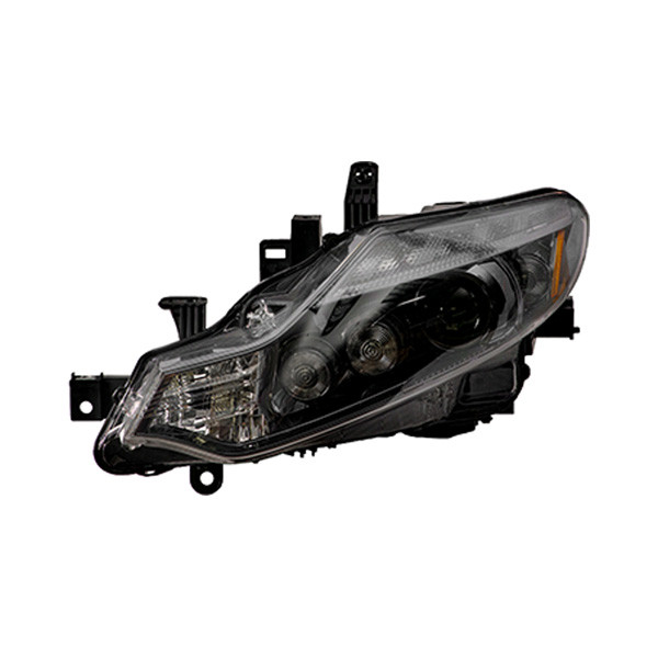 2-Piece Headlight Reflector Panel Set For 2009-2014 Nissan Murano - Left & Right Side, Dark Gray
