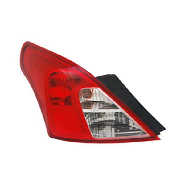 Replace® - Driver Side Outer Replacement Tail Light, Nissan Versa
