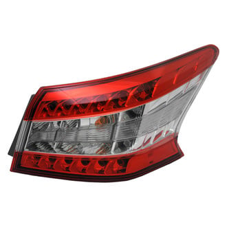 Replace® - Black LED Tail Lights
