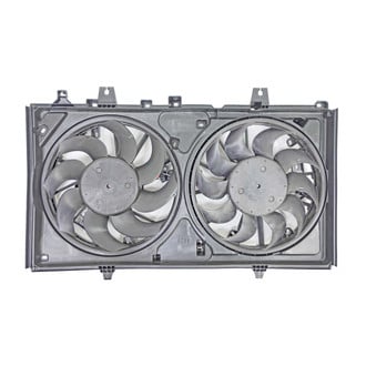 Replace® - Radiator and Condenser Fan Assembly with Two Fans