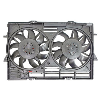 Replace® - Radiator and Condenser Fan Assembly with Two Fans