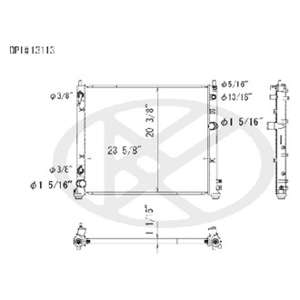 Replace® - Engine Coolant Radiator