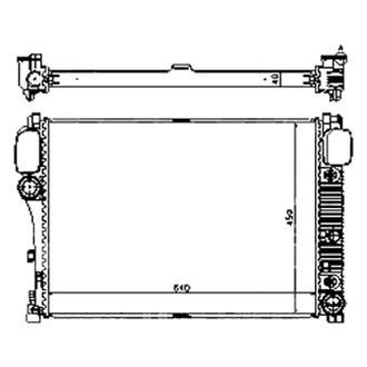 Replace® - Engine Coolant Radiator