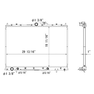 Replace® - Engine Coolant Radiator