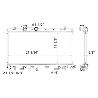 Replace® - Engine Coolant Radiator