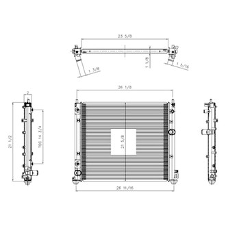 Replace® - Engine Coolant Radiator