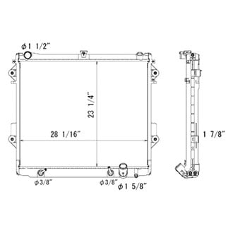 Replace® - Engine Coolant Radiator