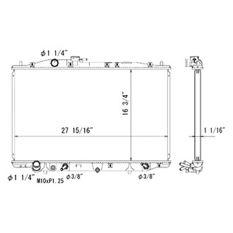 Replace® - Engine Coolant Radiator