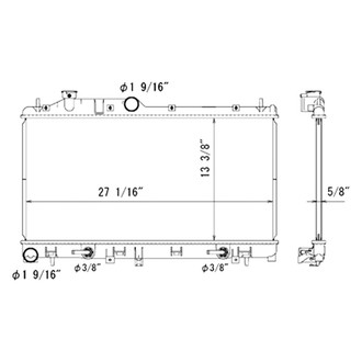 Replace® - Engine Coolant Radiator