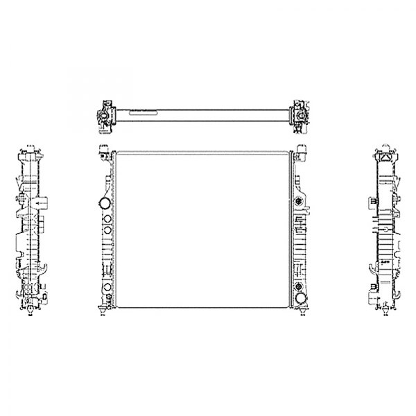 Replace® - Engine Coolant Radiator