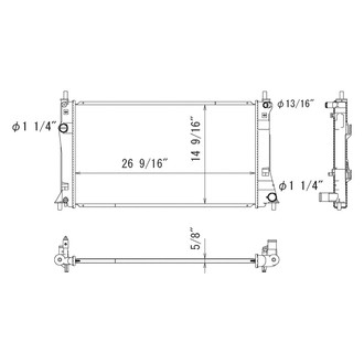 Replace® - Engine Coolant Radiator