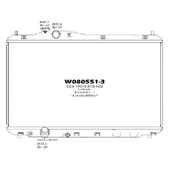 Replace® - Engine Coolant Radiator