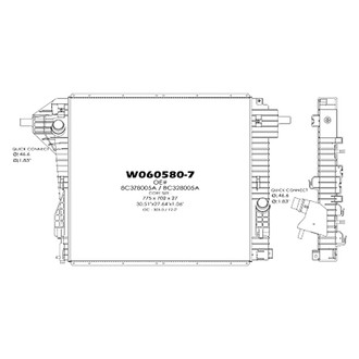 Replace® - Engine Coolant Radiator