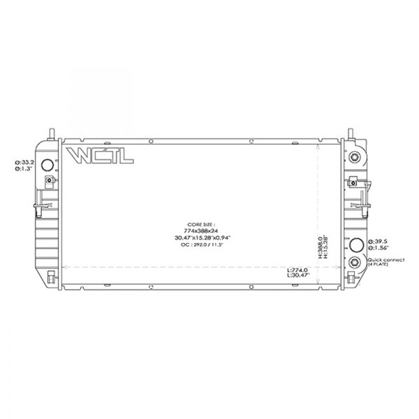 Replace® - Engine Coolant Radiator