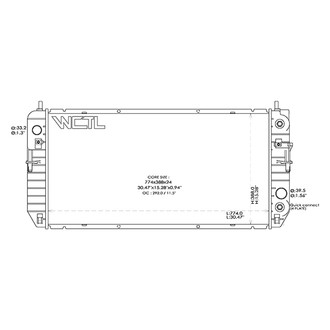 Replace® - Engine Coolant Radiator