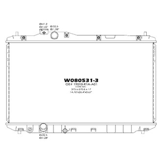 Replace® - Engine Coolant Radiator