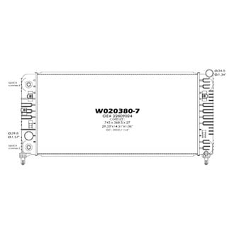 Replace® - Engine Coolant Radiator