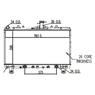 Replace® - Engine Coolant Radiator