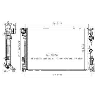 Replace® - Engine Coolant Radiator