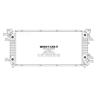 Replace® - Engine Coolant Radiator