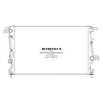 Replace® - Engine Coolant Radiator