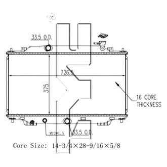 Replace® - Engine Coolant Radiator