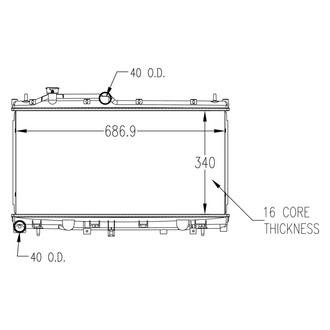 Replace® - Engine Coolant Radiator