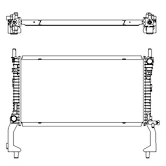 Replace® - Engine Coolant Radiator
