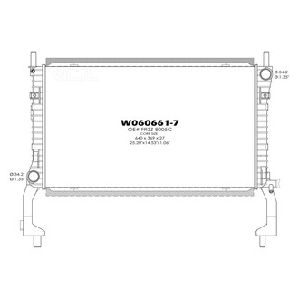 Replace® - Engine Coolant Radiator