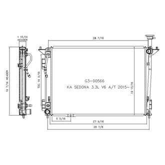 Replace® - Engine Coolant Radiator