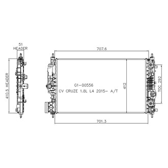 Replace® - Engine Coolant Radiator