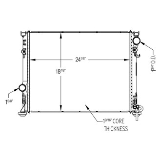 Replace® - Engine Coolant Radiator