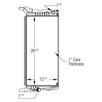 Replace® - Engine Coolant Radiator
