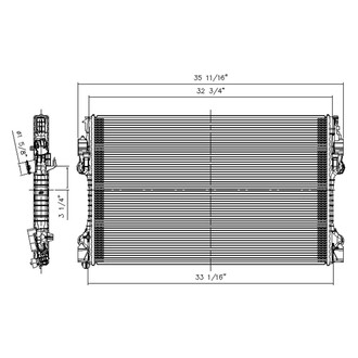 Replace® - Engine Coolant Radiator